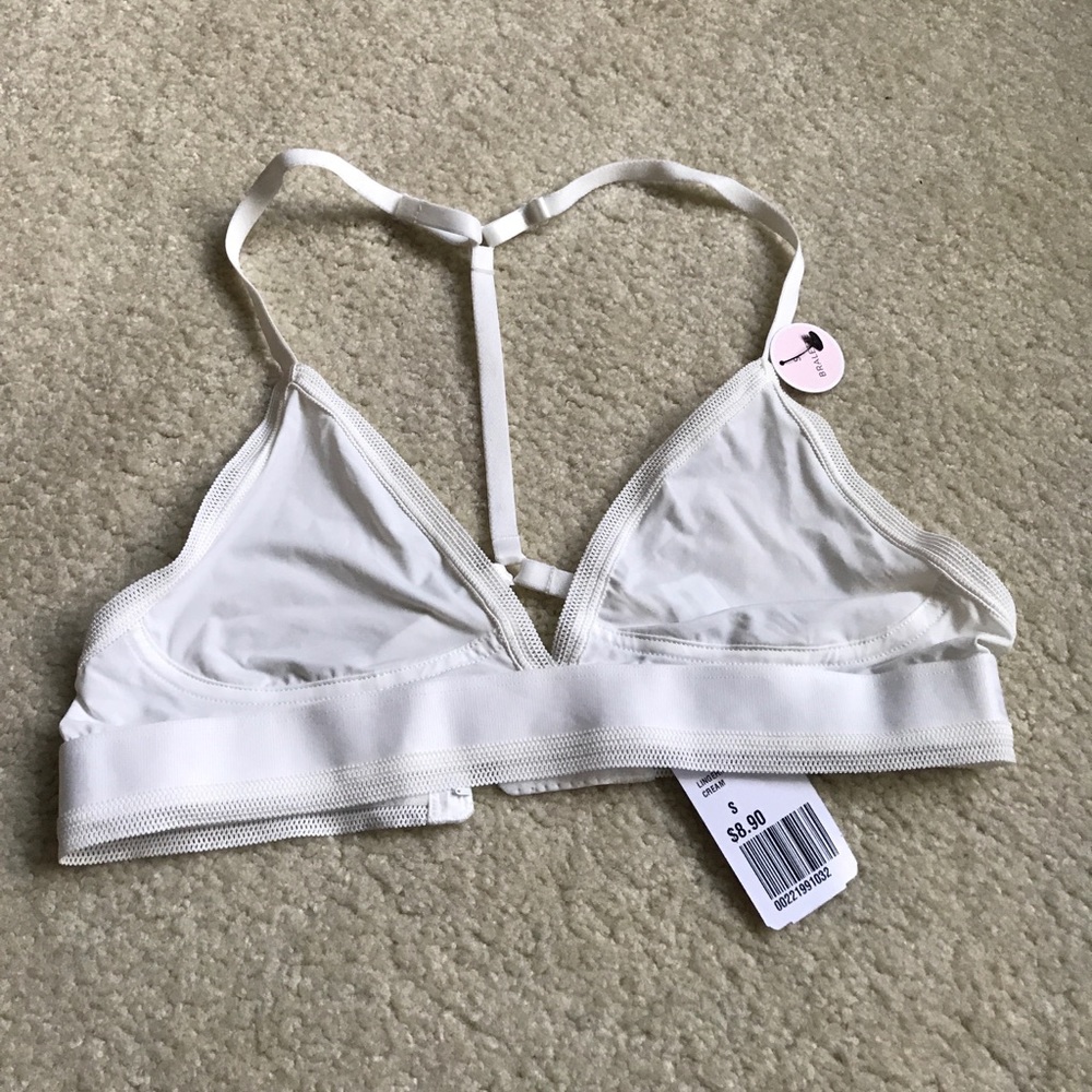 White mesh bralette